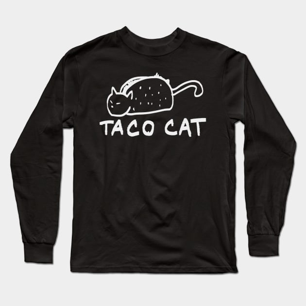 Inverted TacoCat Long Sleeve T-Shirt by mikepaget